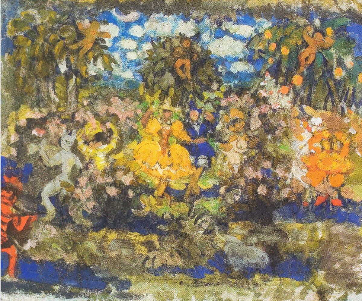 Сапунов Н.. Голландка Лиза. 1910
