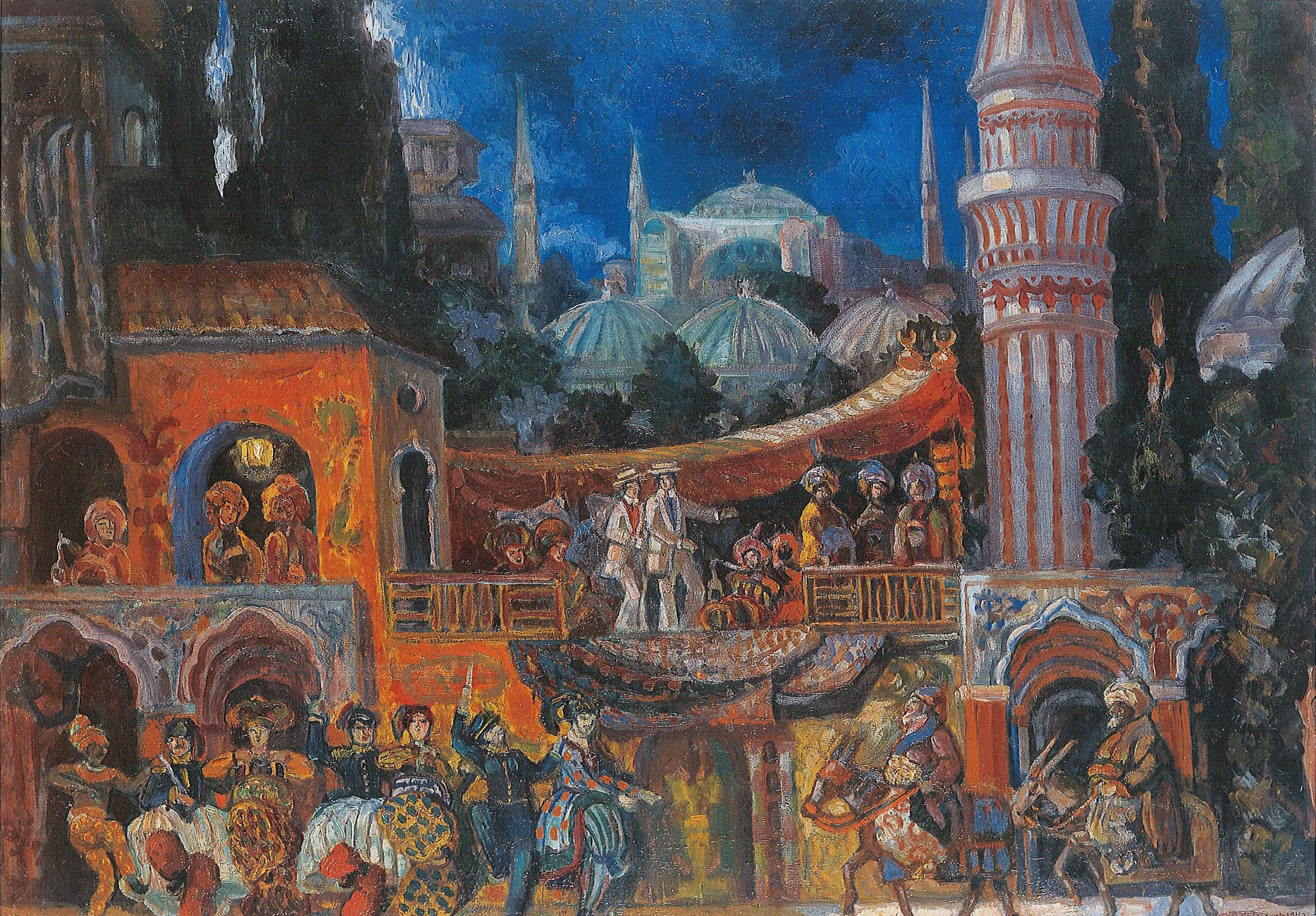 Судейкин. Караван-сарай . 1911