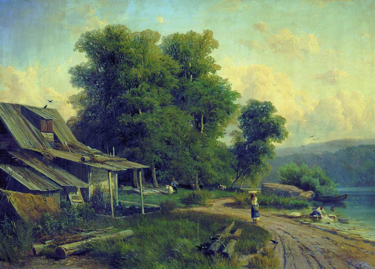 Васильев Ф.. Пейзаж. Парголово (Вид в Парголове). 1868