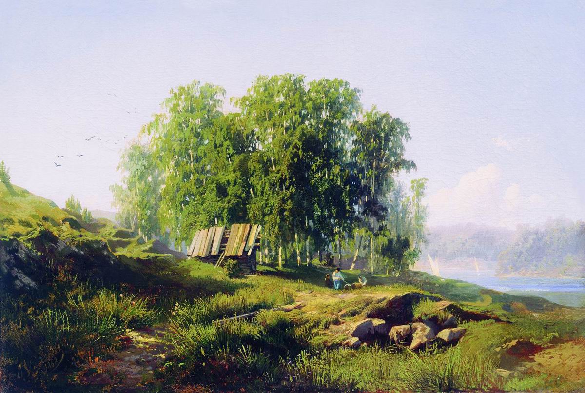 Васильев Ф.. В окрестностях Петербурга. 1868
