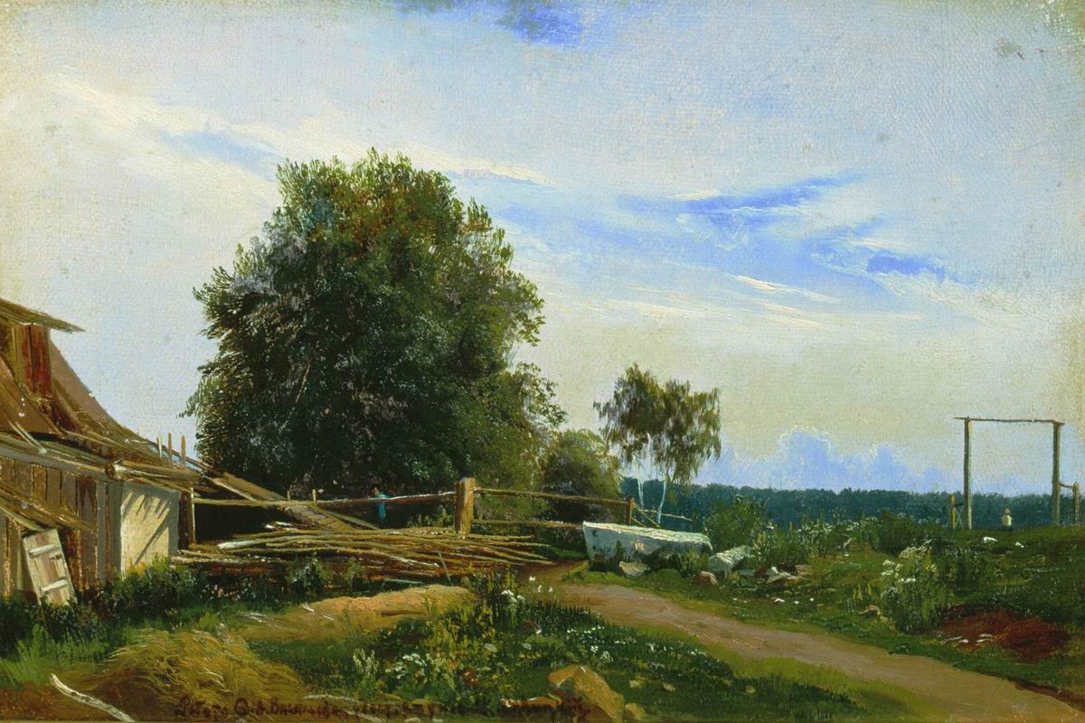 Васильев Ф.. Гумно. 1868