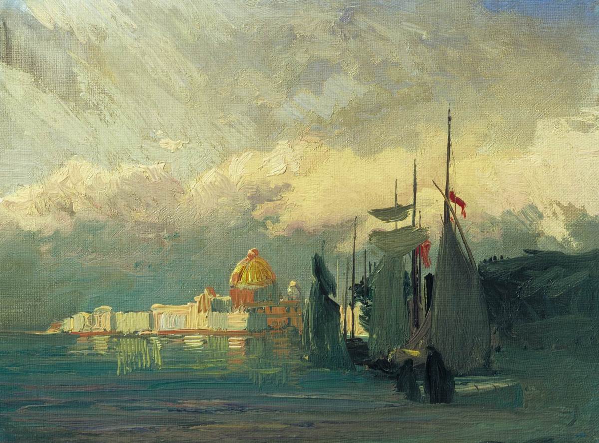 Васильев Ф.. На Неве. 1869-1871