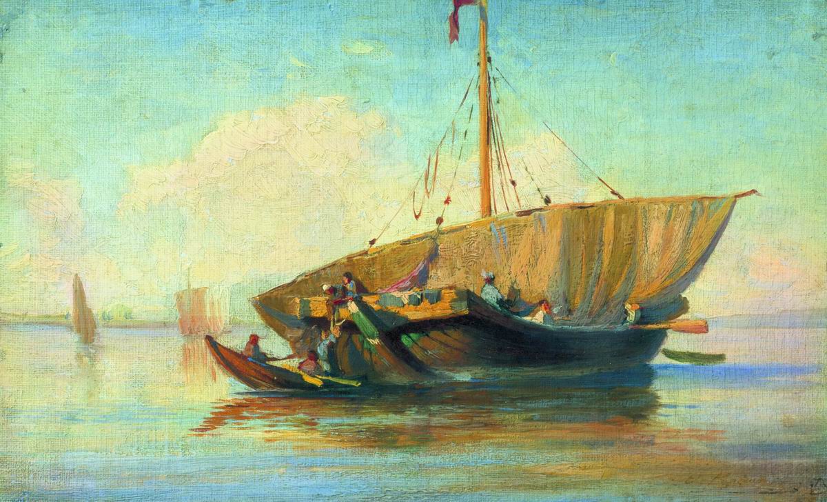 Васильев Ф.. Лодка. 1870