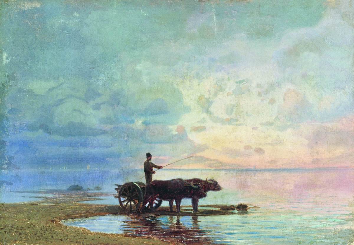 Васильев Ф.. На берегу моря. 1871-1873