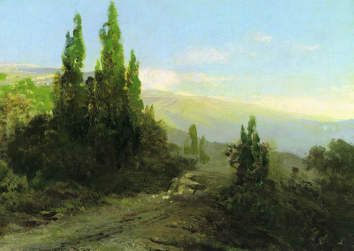 Васильев Ф.. Вечер в Крыму. 1871-1873
