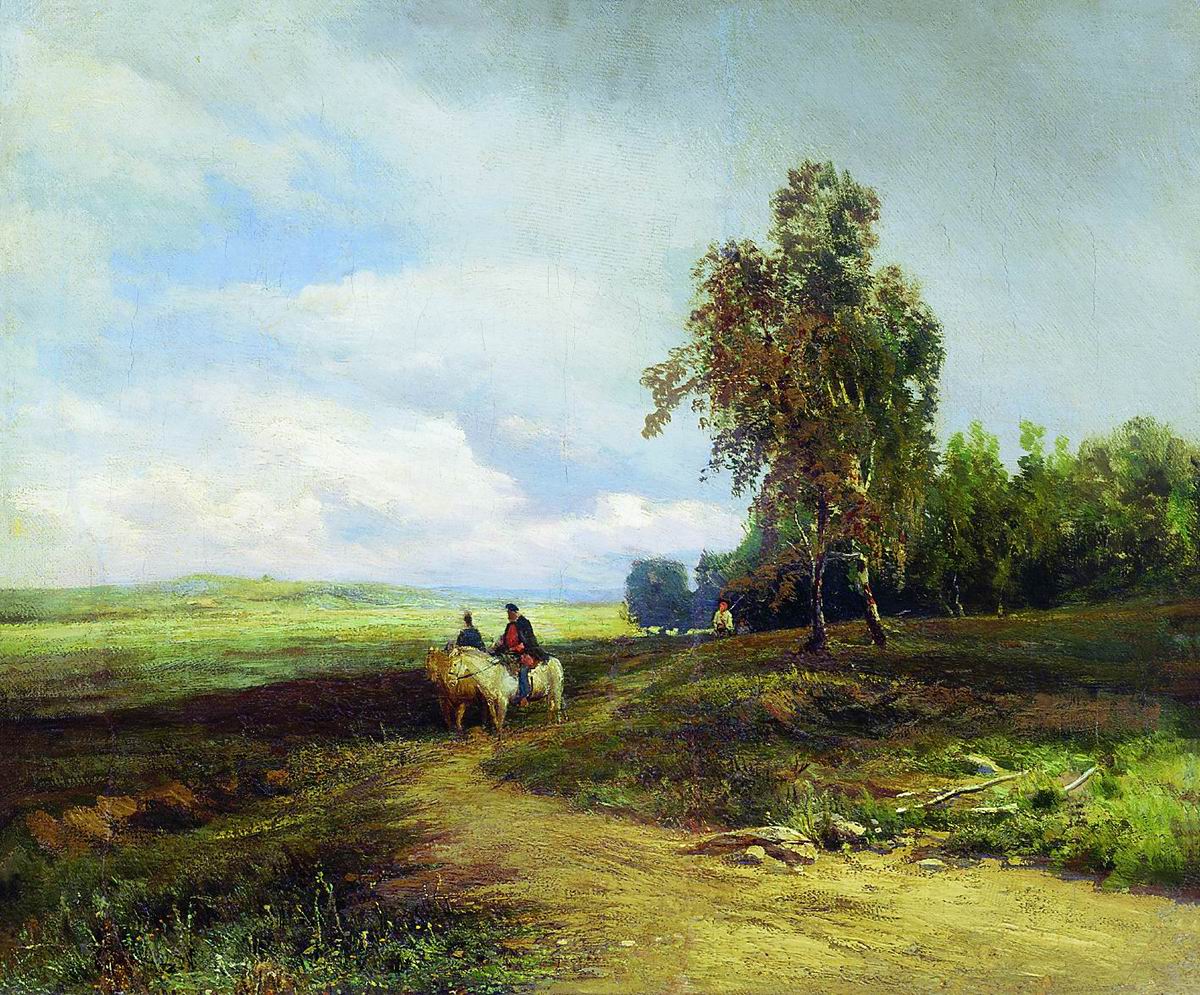 Васильев Ф.. Пейзаж с облаками