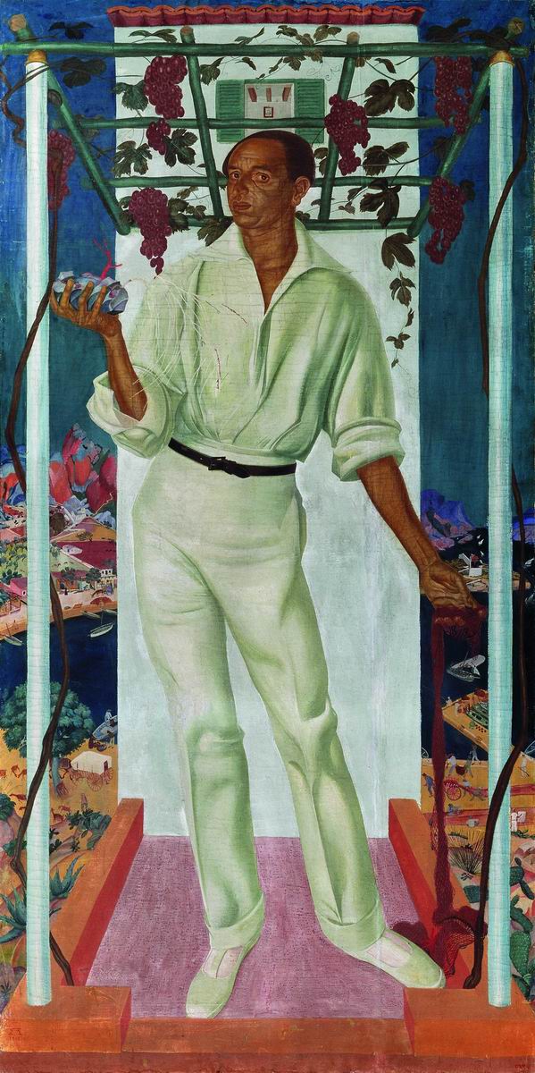 Яковлев А.Е.. Портрет мексиканского художника Роберто Монтенегро. 1915