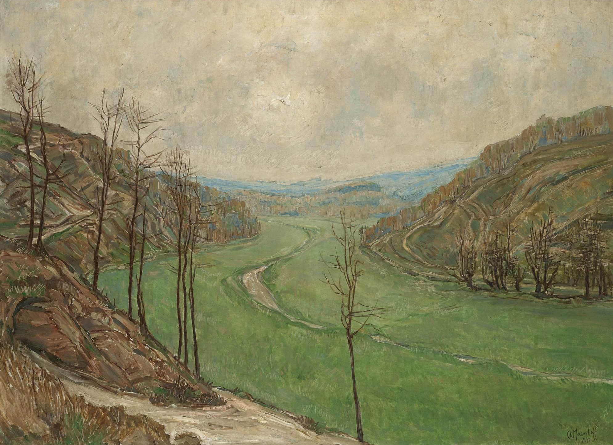 Яковлев А.Е.. Пейзаж. 1930