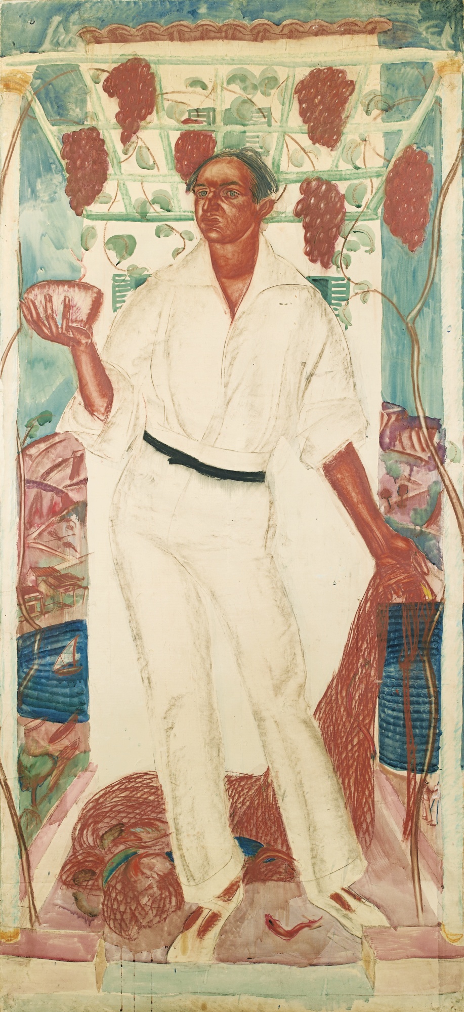Яковлев А.Е.. Портрет Роберто Монтенегро. 1915