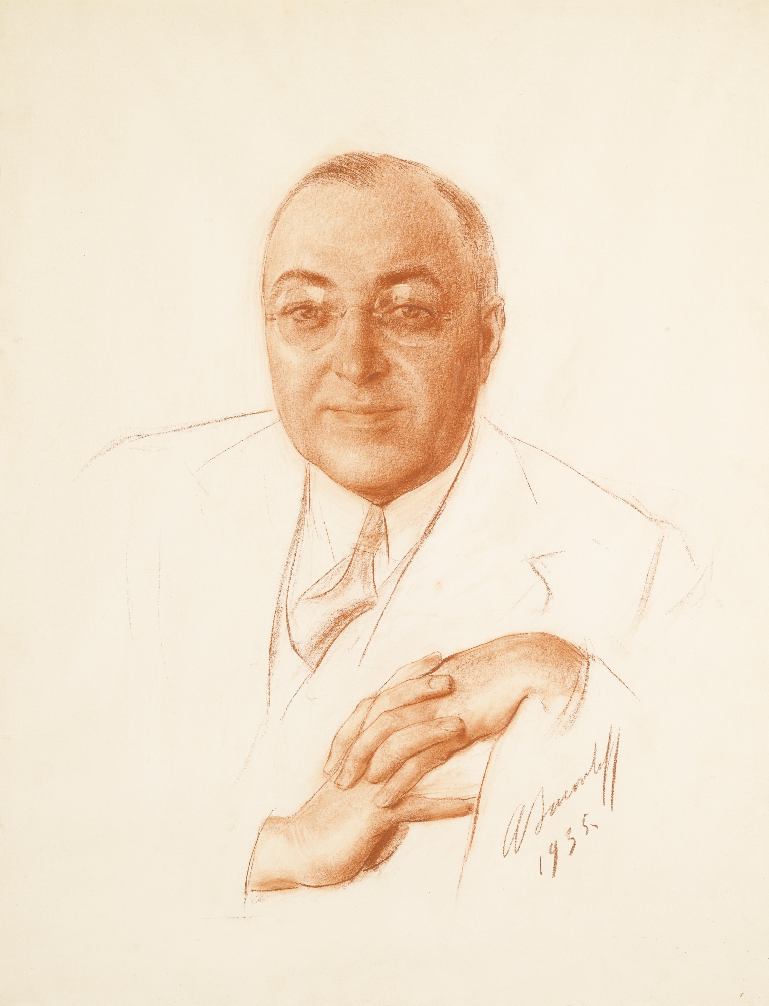Яковлев А.Е.. Портрет Бориса Бахметьева. 1935