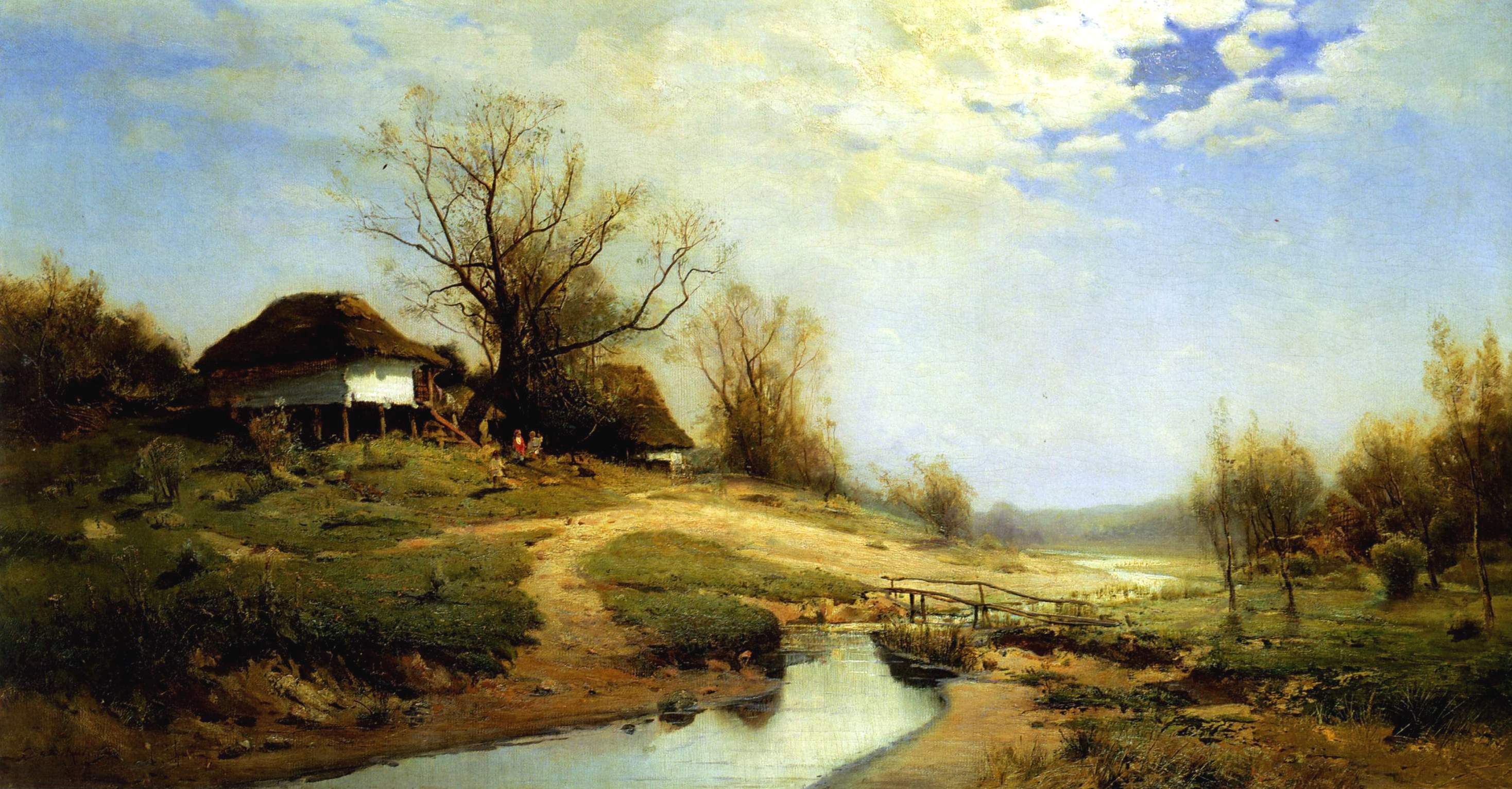 Васильковский. Весна на Украине . 1883