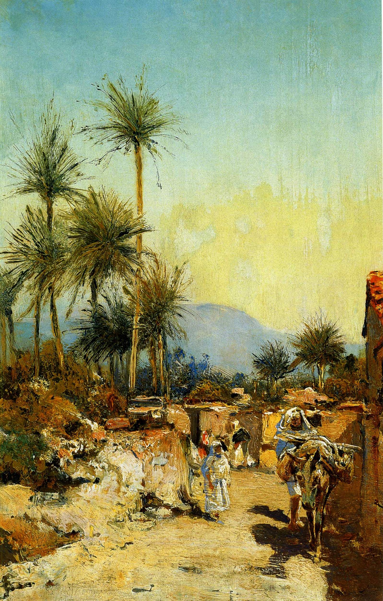 Васильковский. Алжирское селение . 1887