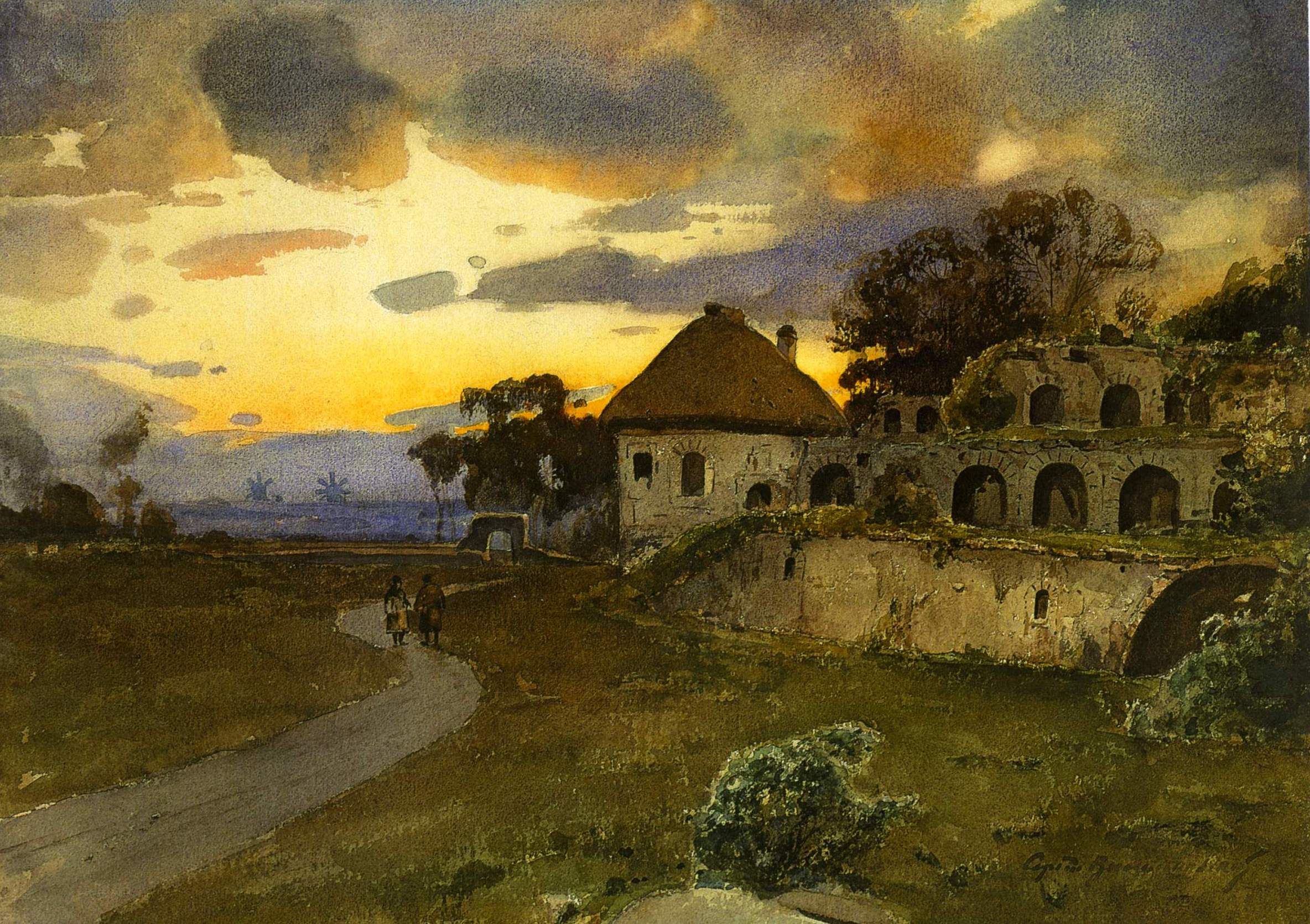 Васильковский. Руины в Субботове . 1900-е