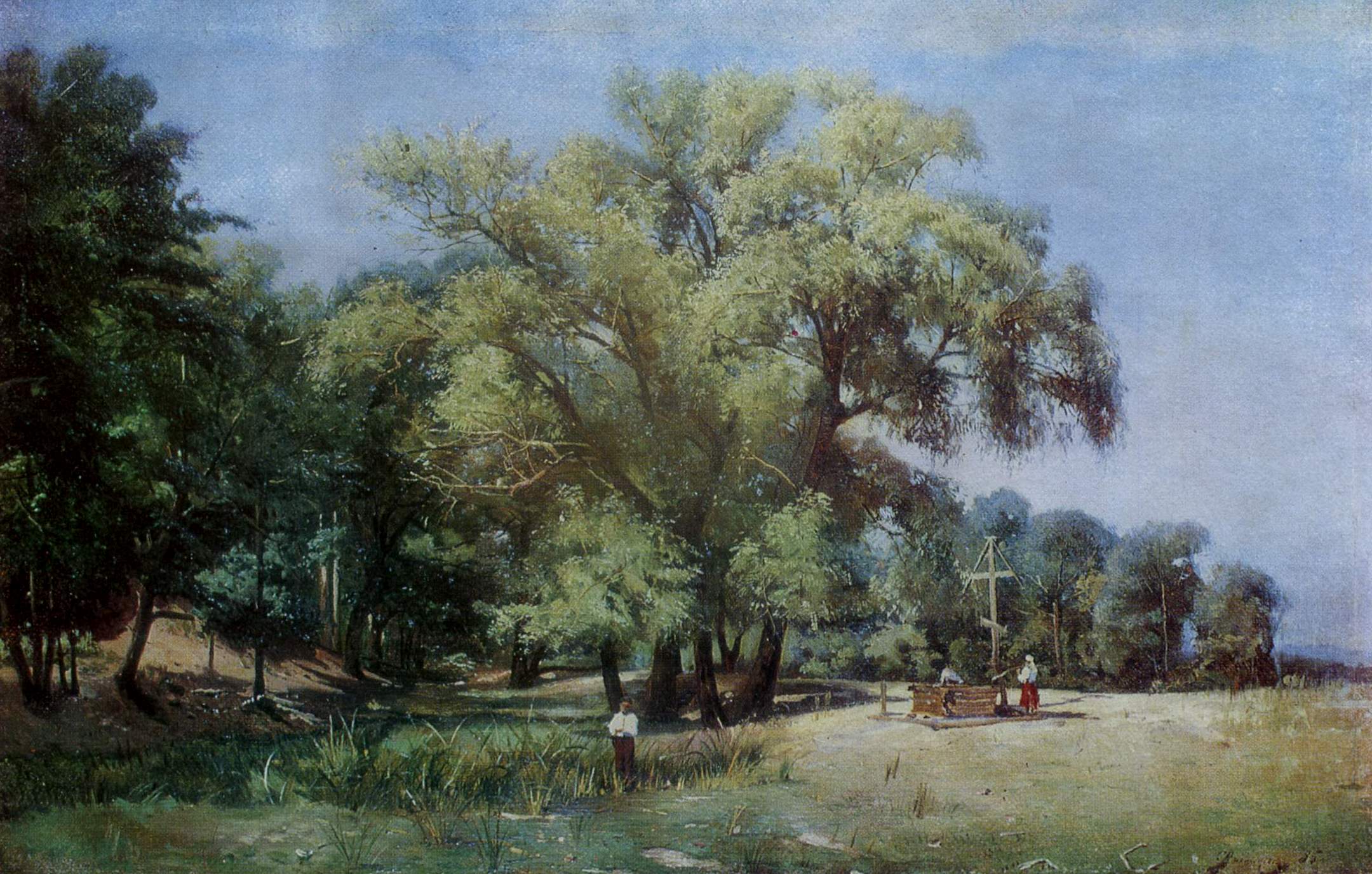 Васильковский. Пейзаж   . 1885