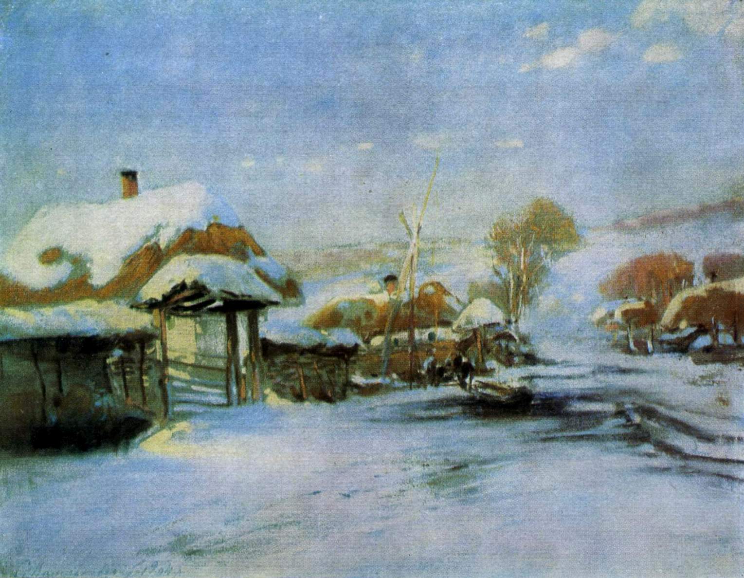 Васильковский. Зима . 1904