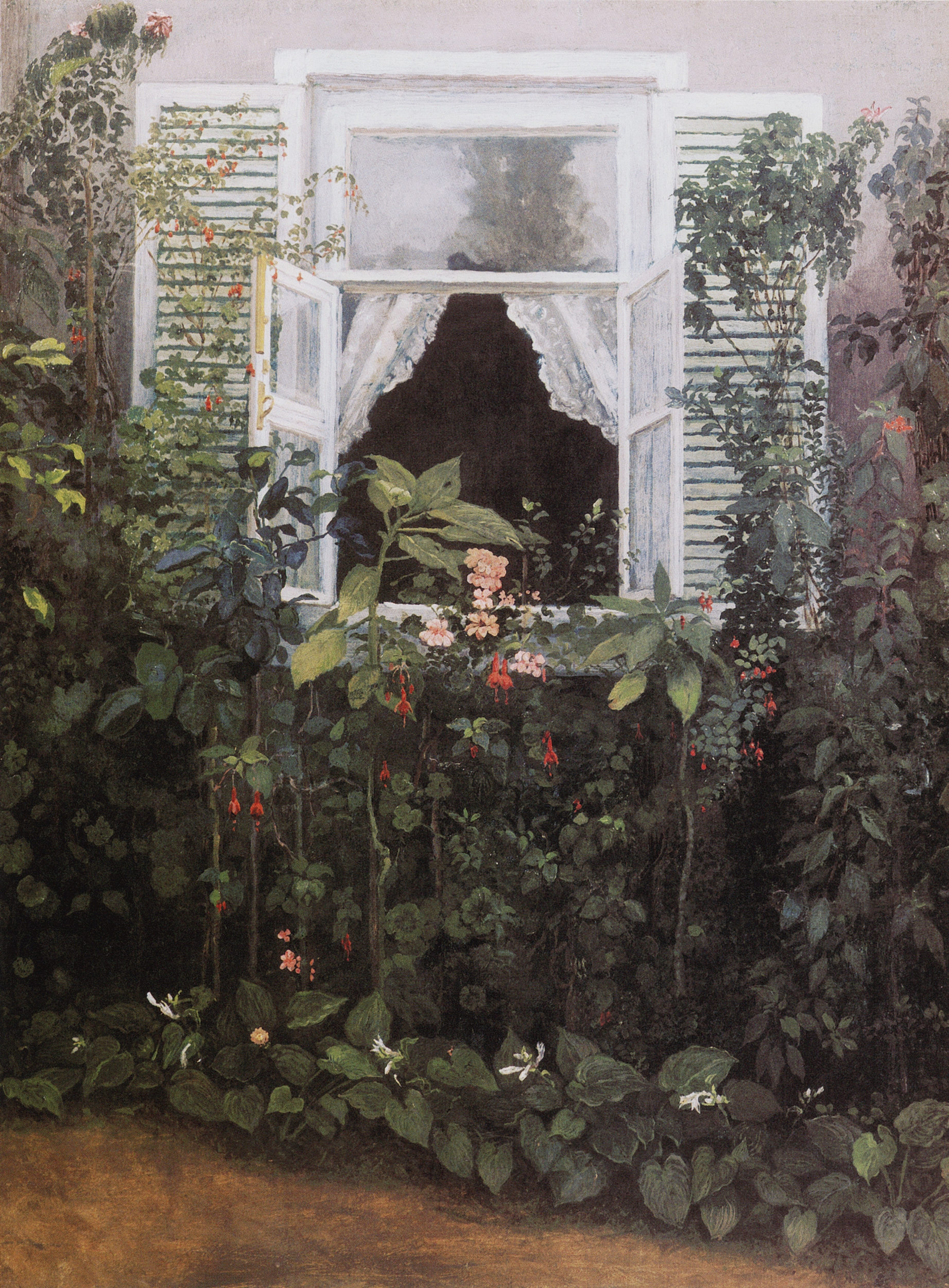 Борисов-Мусатов. Окно. 1886