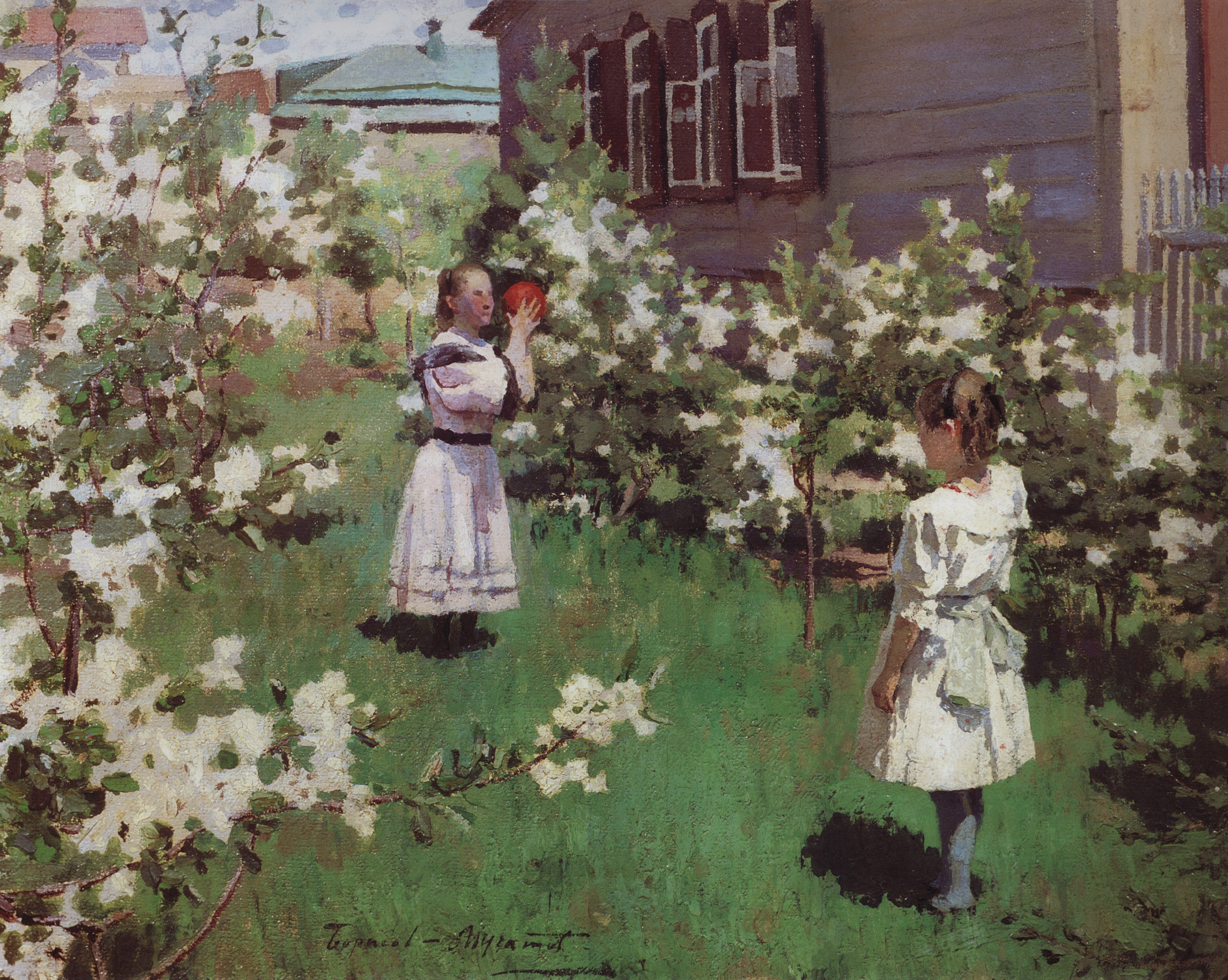 Борисов-Мусатов. Майские цветы. 1894