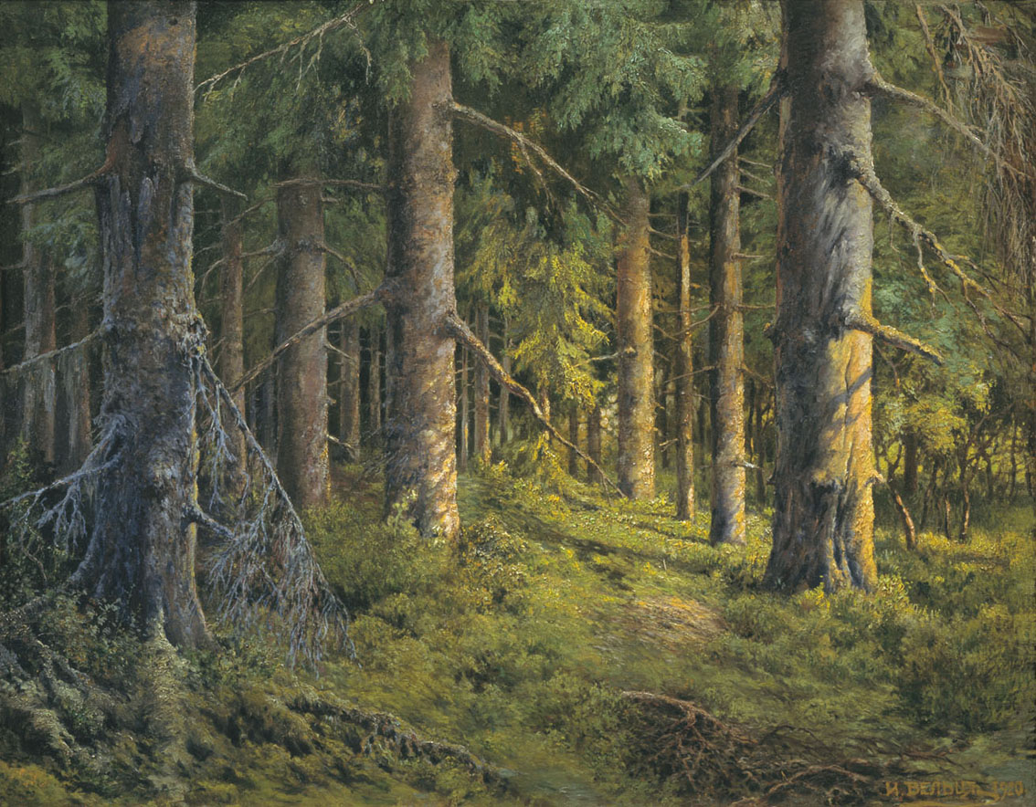 Вельц. Сосновый лес. 1920