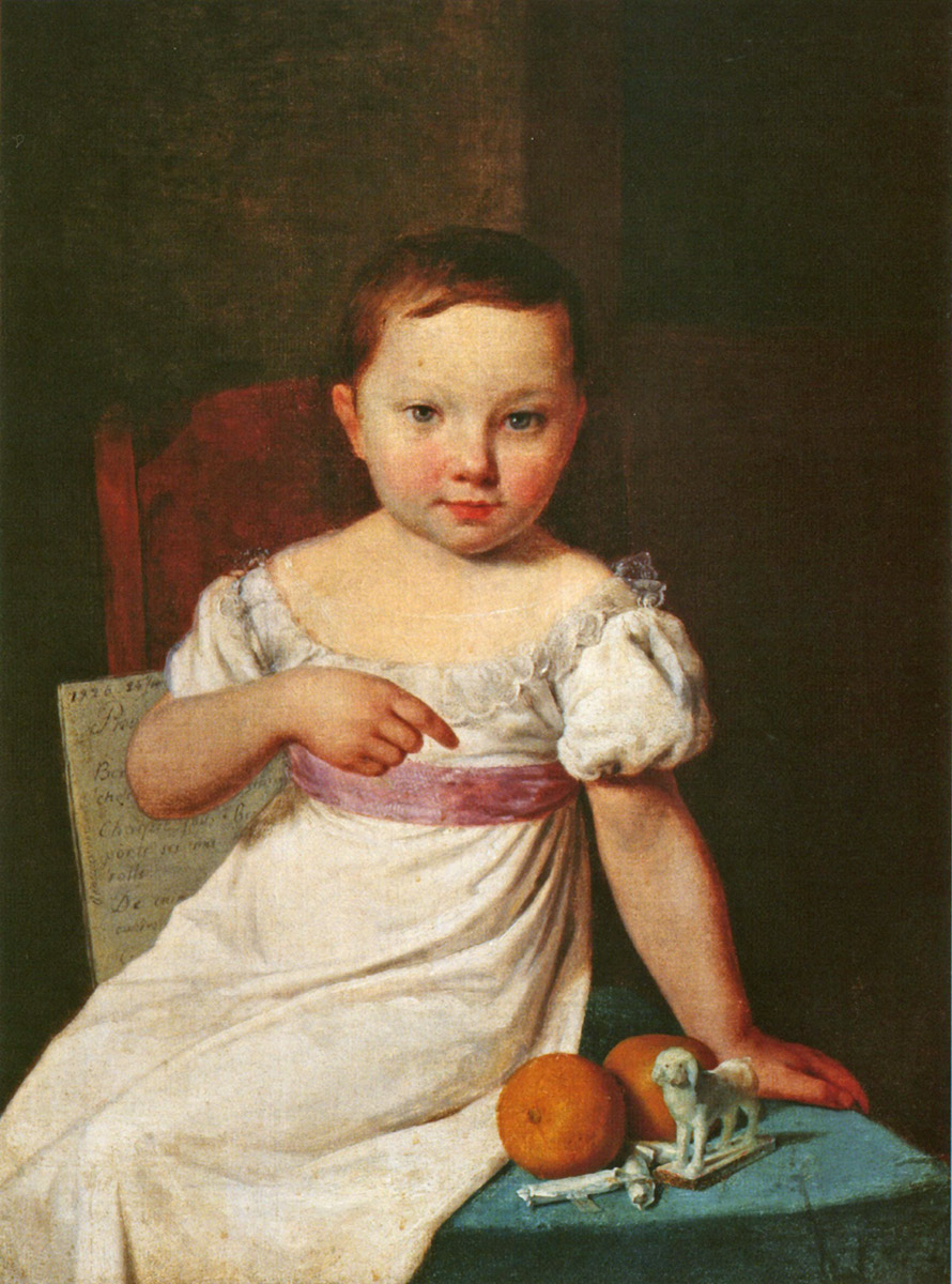 Венецианов. Портрет Настеньки Хавской. 1826