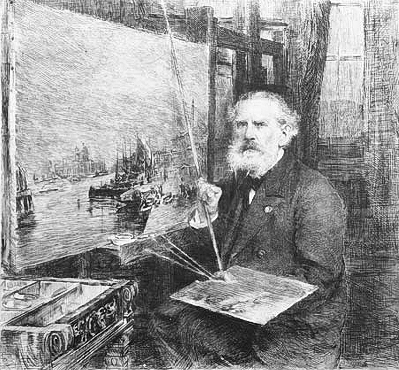 Матэ. Портрет А.П. Боголюбова. 1890-е