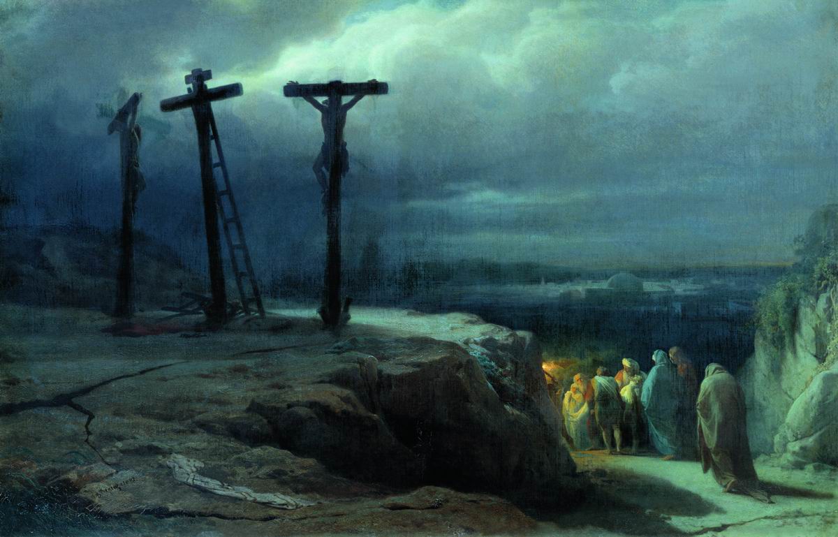 Верещагин В.П.. Ночь на Голгофе. 1869