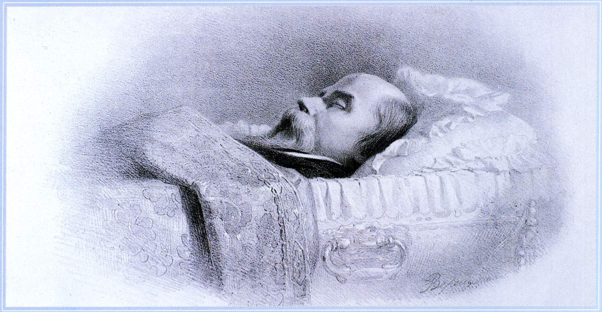 Верещагин В.П.. Шевченко на смертном одре. 1861