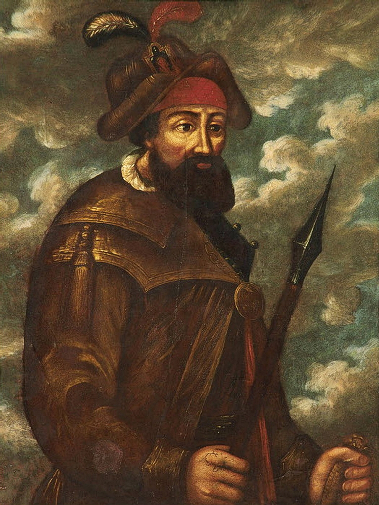 Неизвестный художник XVIII в.. Портрет Ермака Тимофеевича. Первая четверть XVIII века