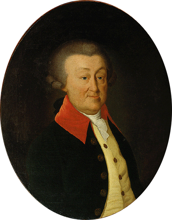 Неизвестный художник XVIII в.. Портрет П.А.Демидова. Конец 1770-х - начало 1780-х