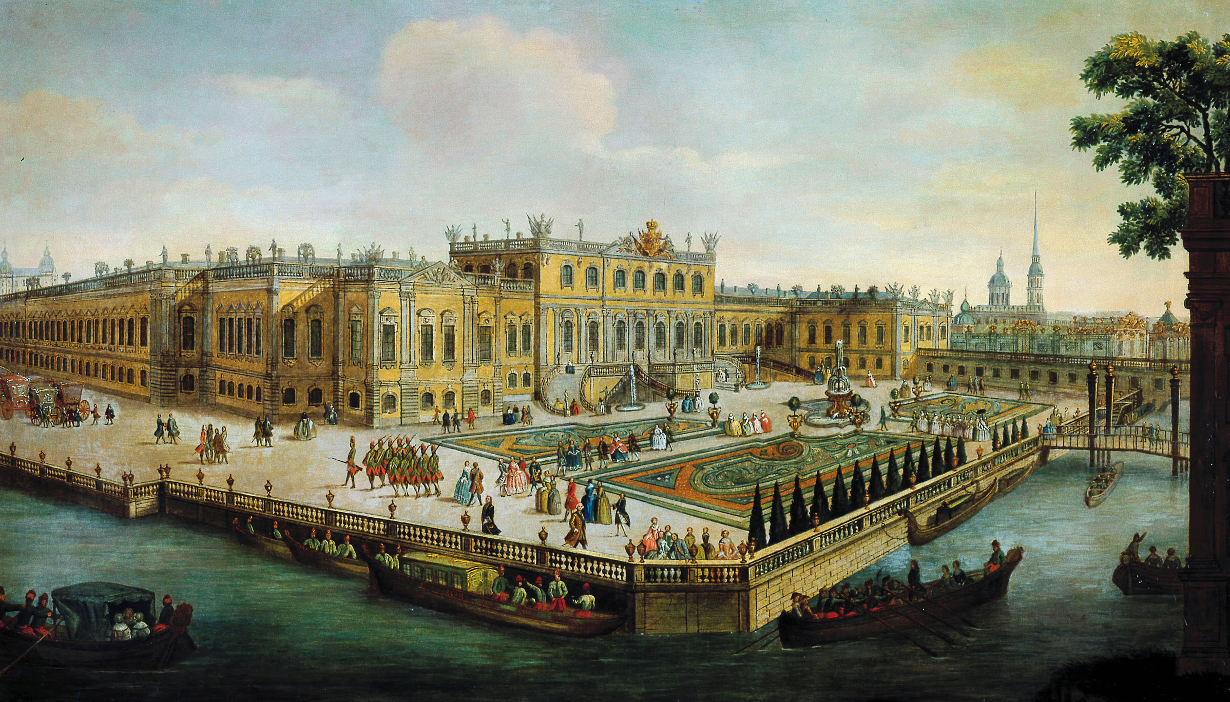 Неизвестный художник XVIII в.. Летний дворец. Третья четверть XVIII века