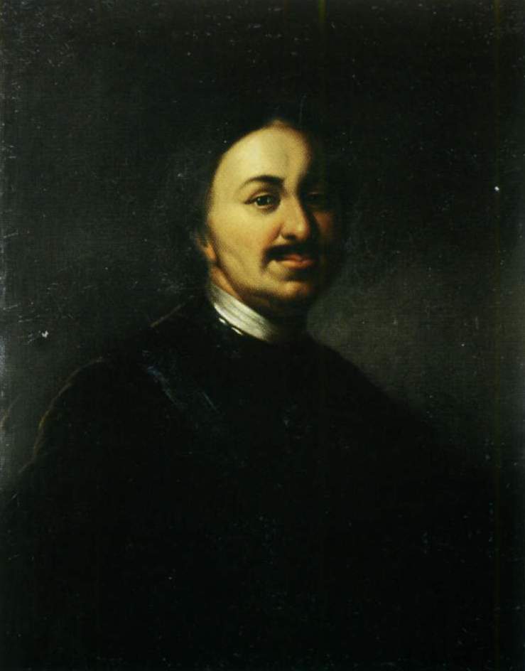 Неизвестный художник XVIII в.. Портрет Петра I