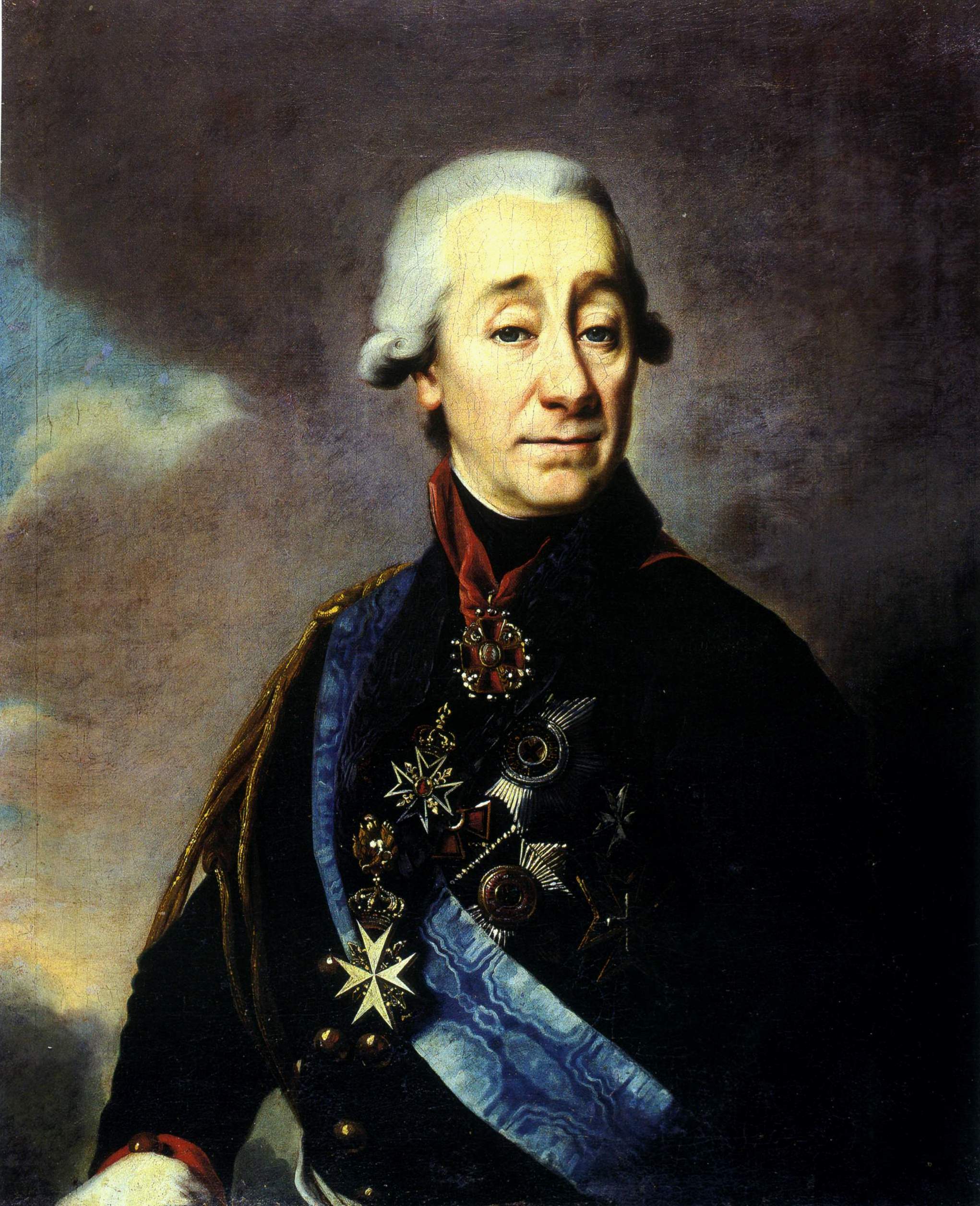 Неизвестный художник XVIII в.. Портрет генерал-аншефа И.В. Ламба. 1799