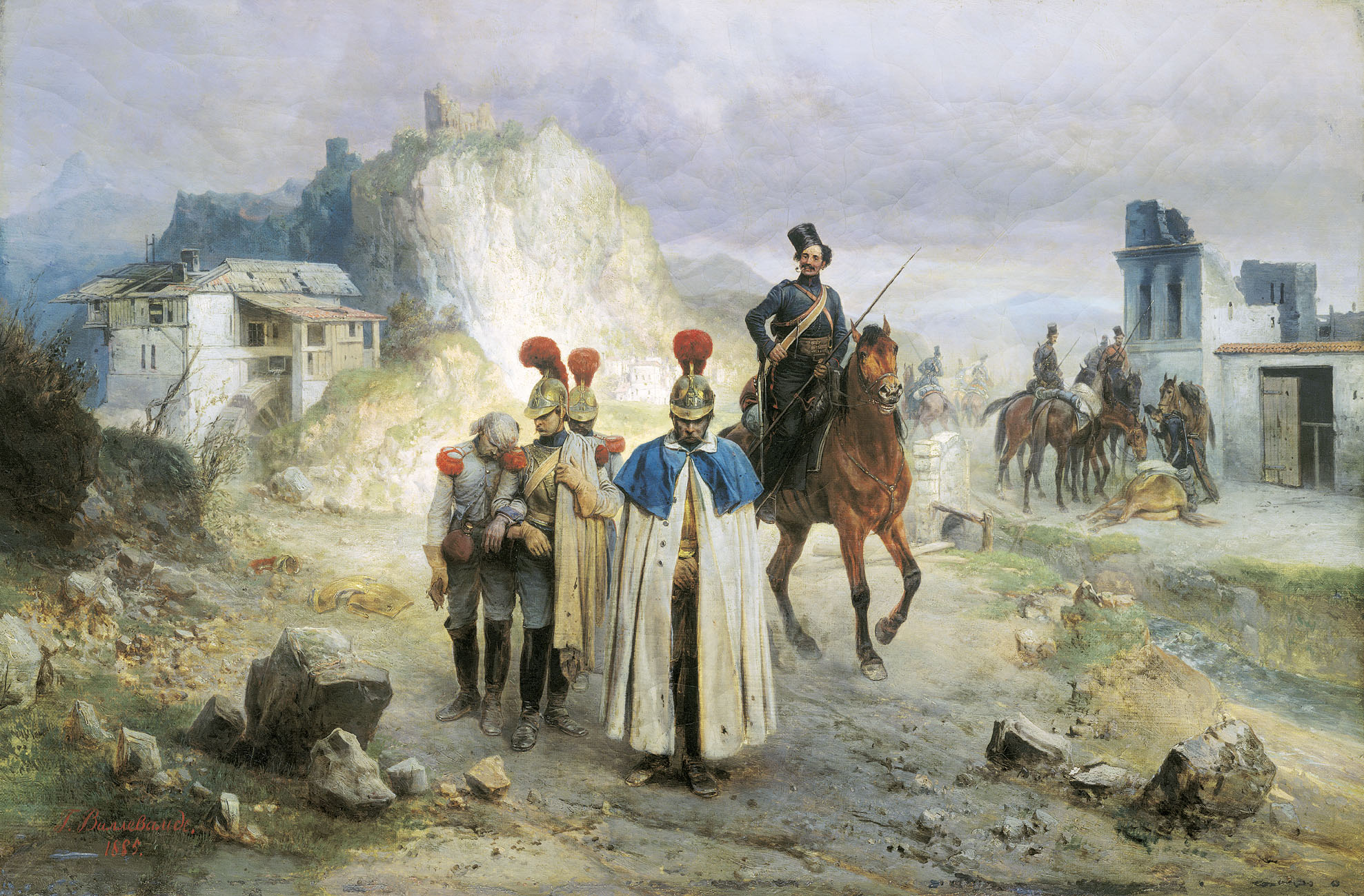 Виллевальде. Они попали в плен в 1814 году. 1885