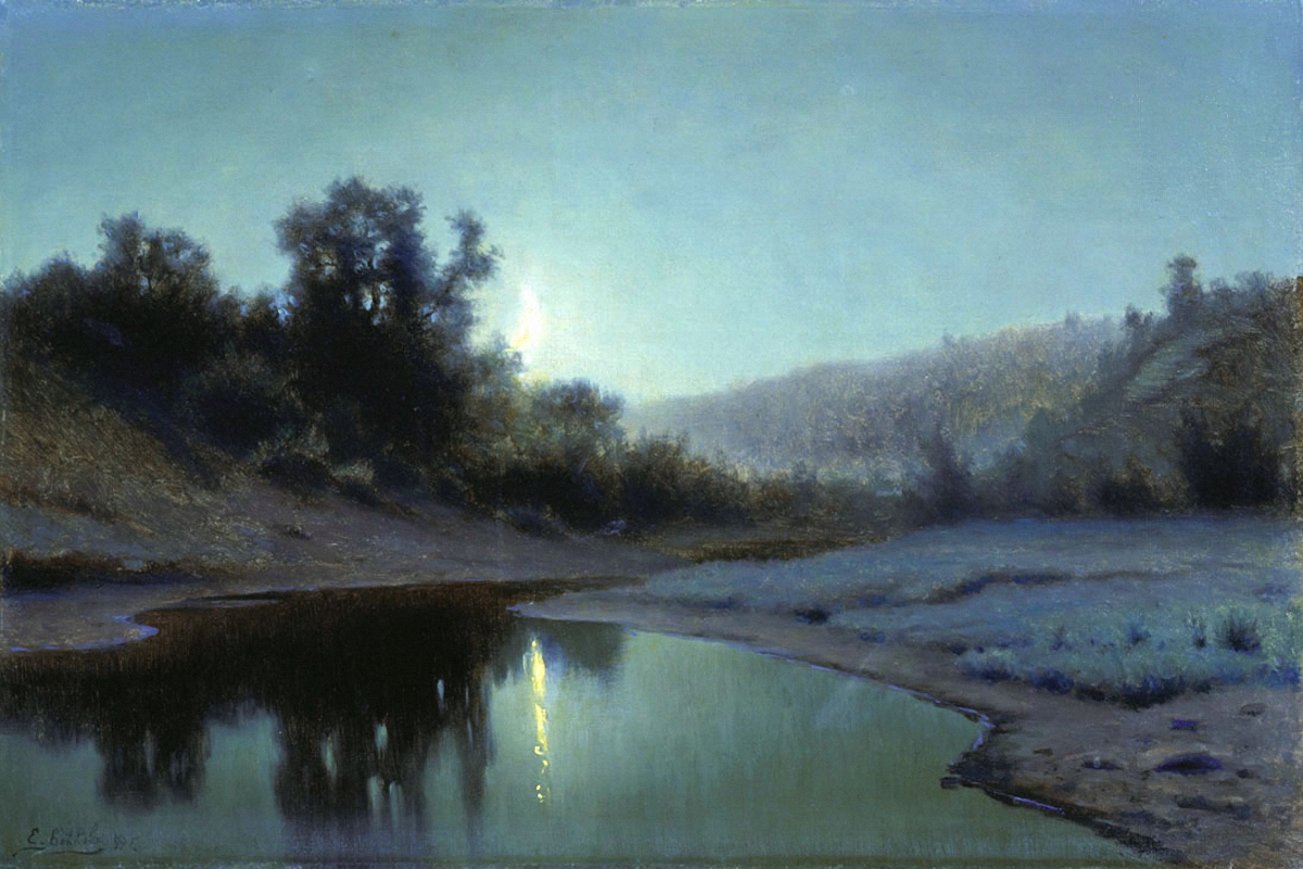 Волков Е.. Лунная ночь в лесу. 1899
