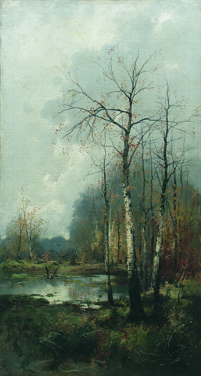 Волков Е.. Лесной пейзаж. 1880-e