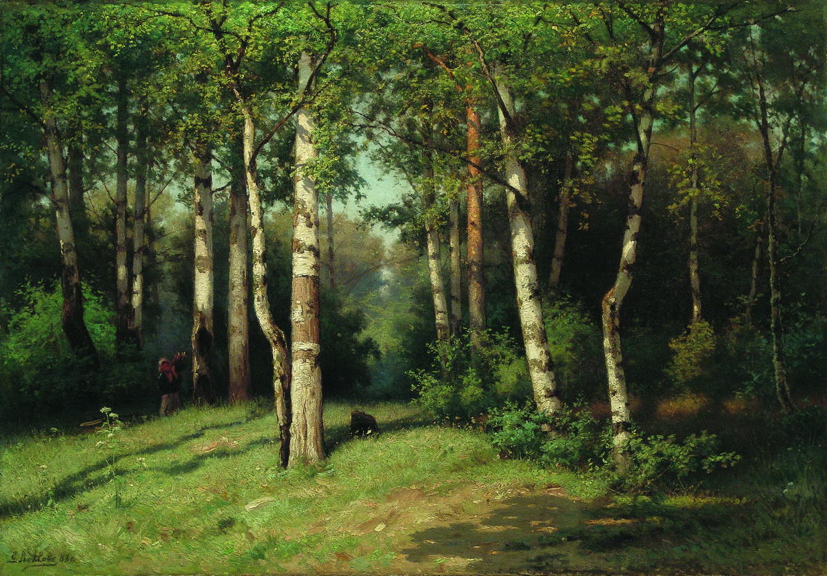 Волков Е.. Полдень в лесу. 1888