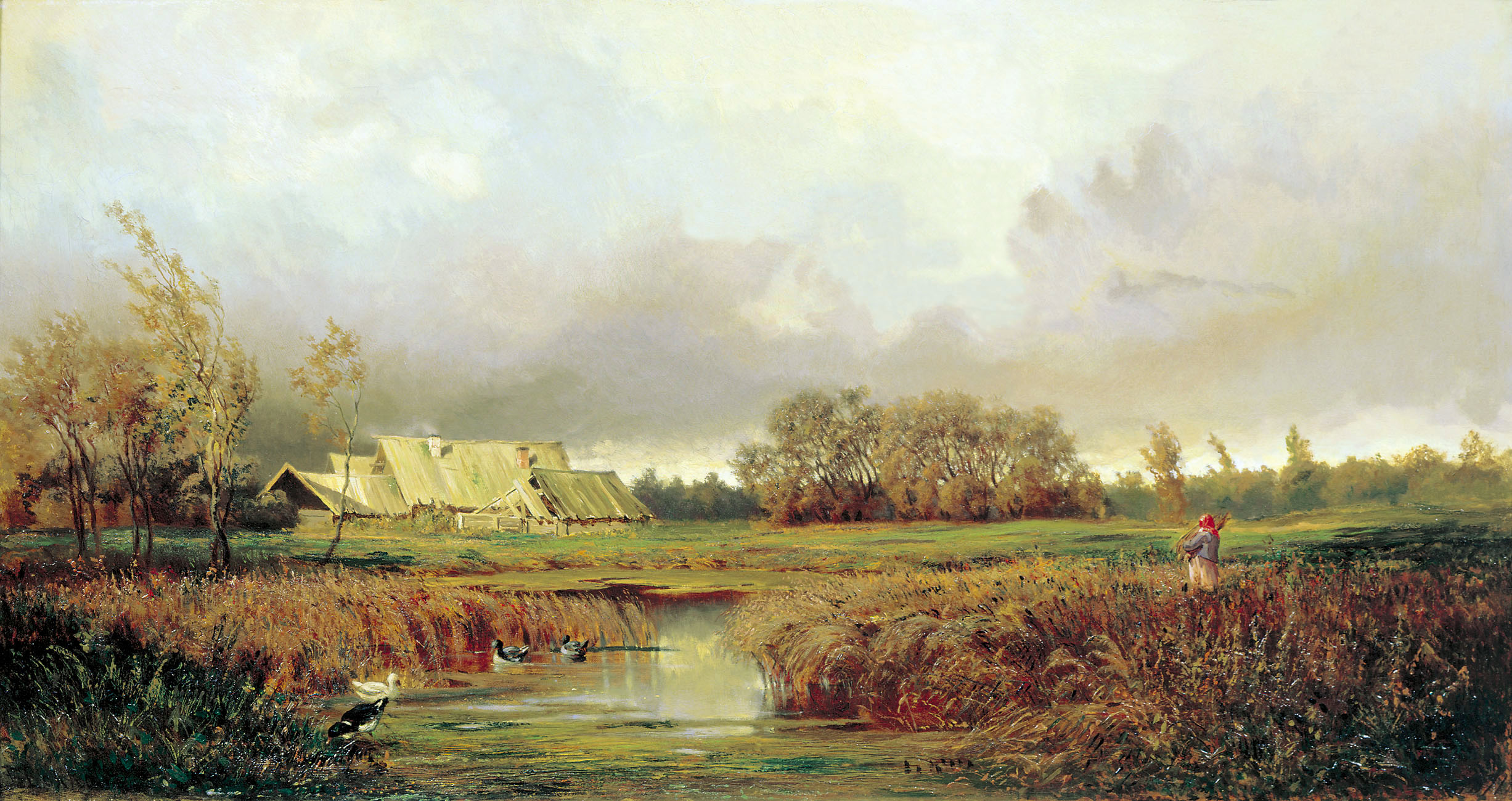 Волков Е.. Болото осенью. 1871