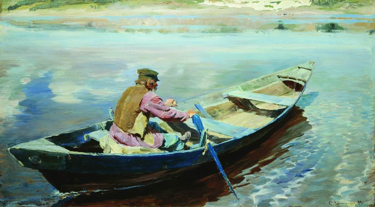 Виноградов С.. На реке. 1899