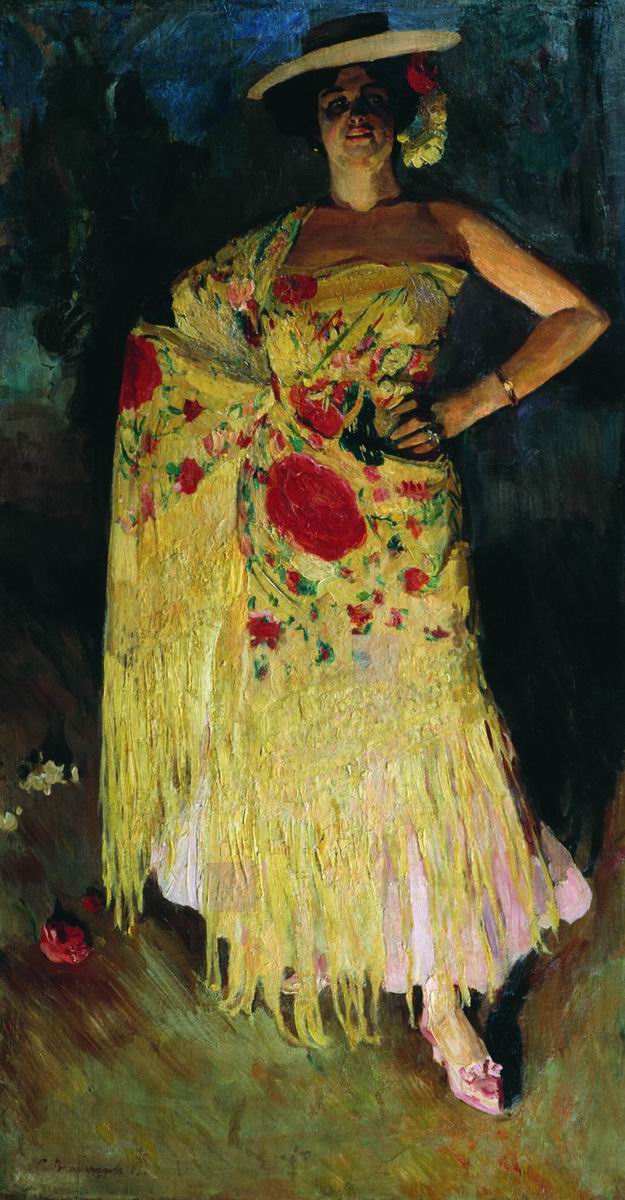 Виноградов С.. Испанская танцовщица (Отэро). 1903