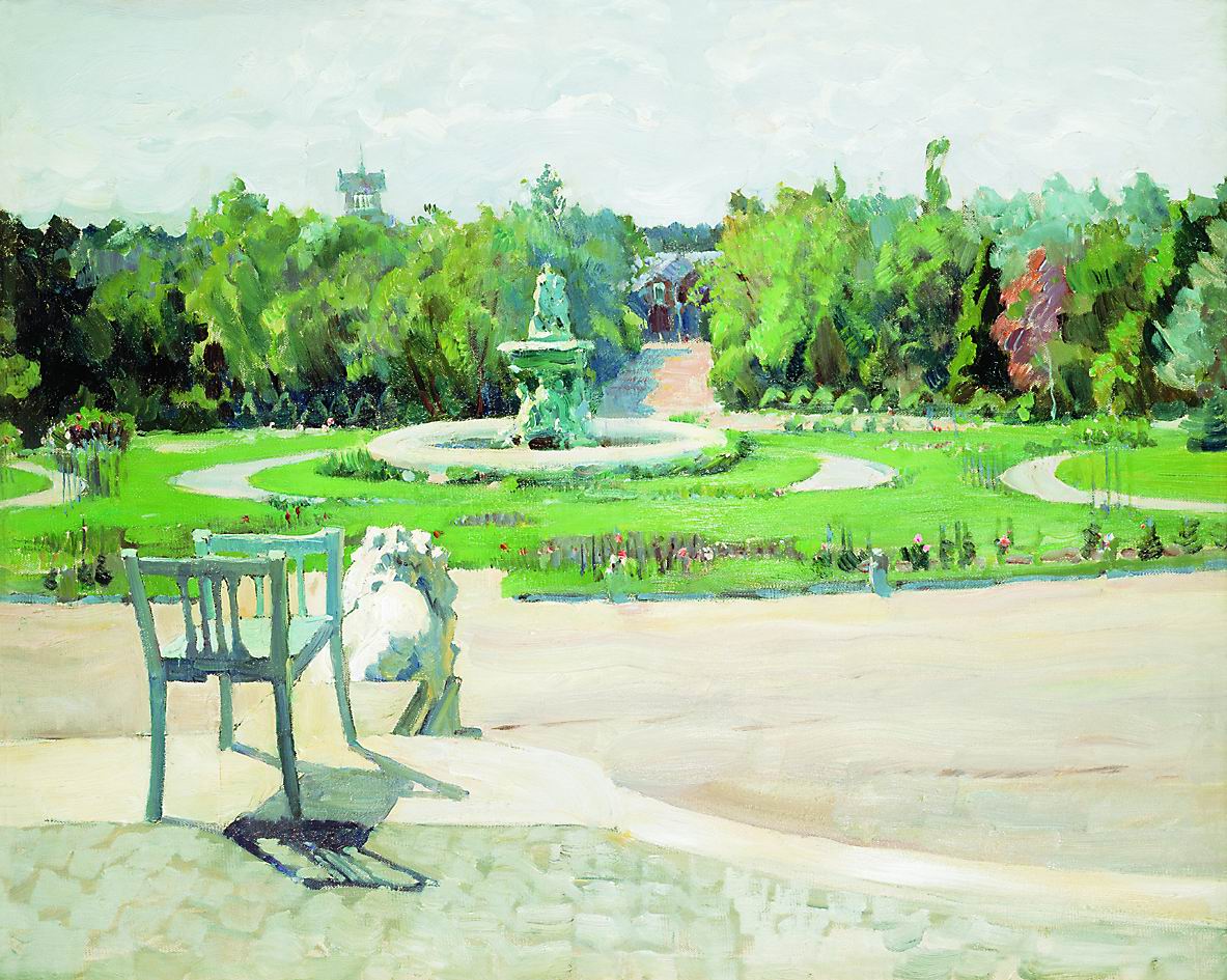 Виноградов С.. В усадьбе. 1909