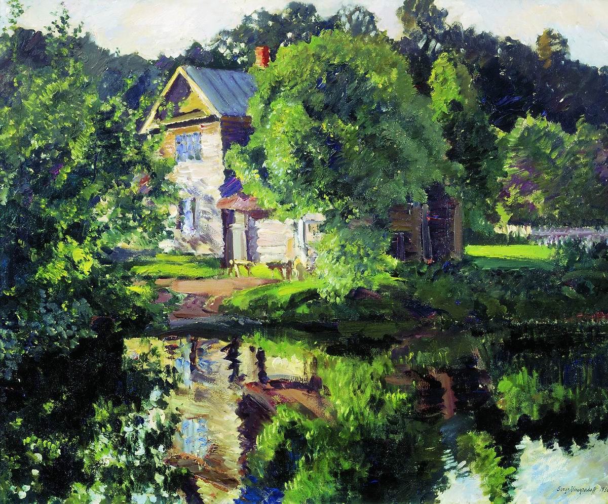 Виноградов С.. Летний пейзаж. Зофино. 1936