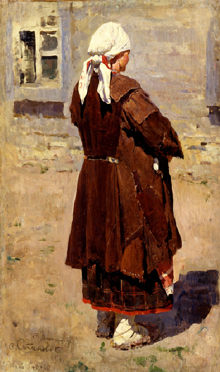 Виноградов С.. Поденщица. 1895