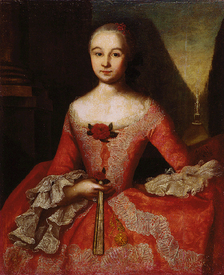 Вишняков. Портрет К.И.Тишининой. 1755