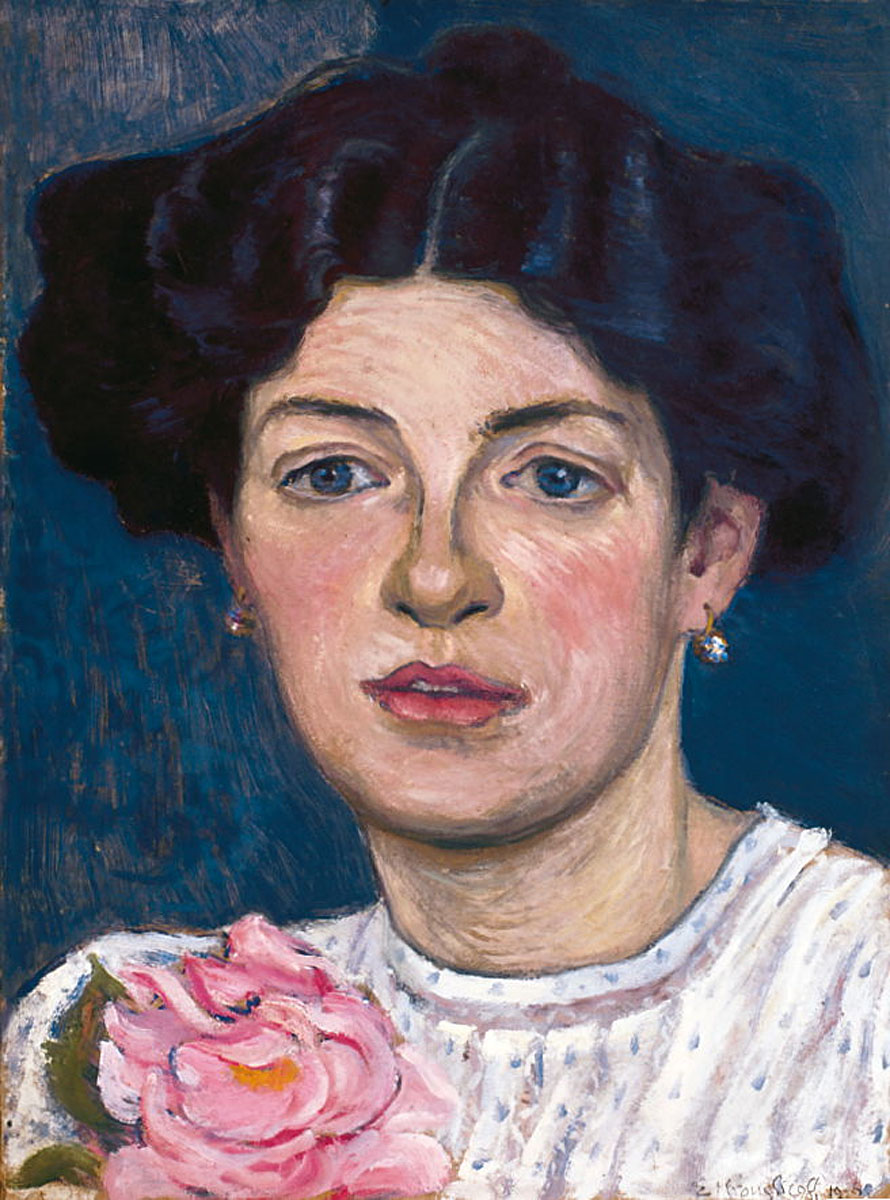 Кругликова. Портрет Н.С. Кругликовой. 1906 (?)