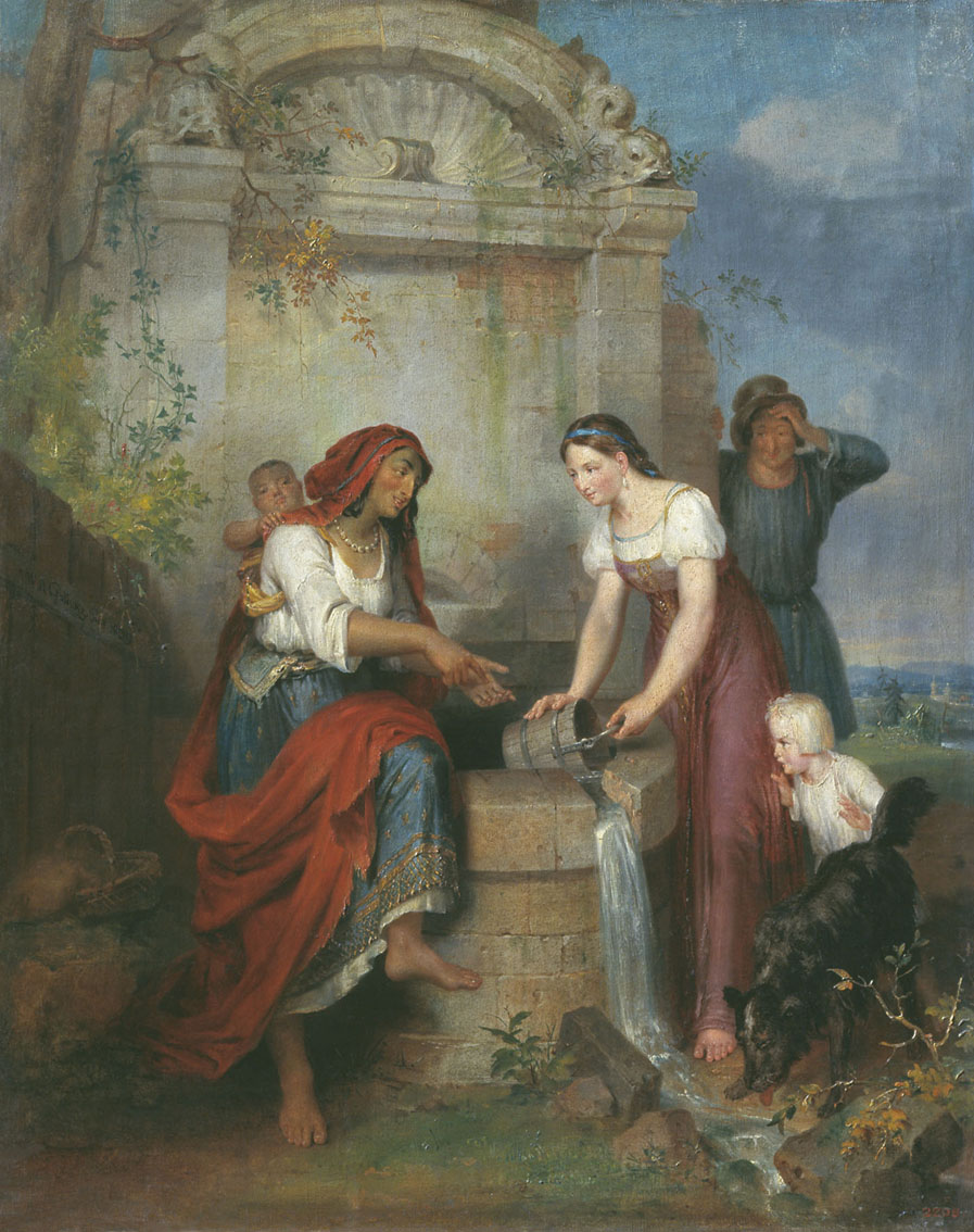 Голике. Гадание (Сцена у колодца). 1839
