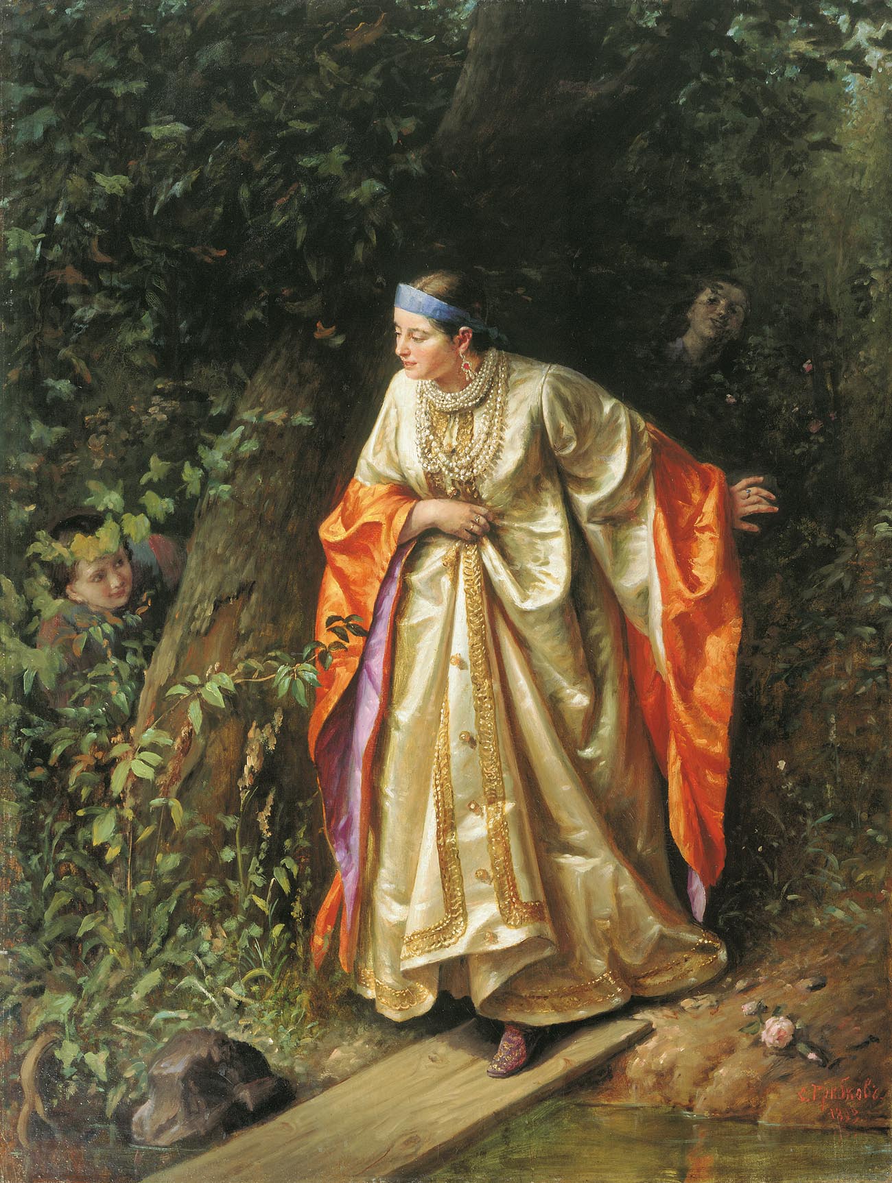 Грибков С.. Прятки. 1893