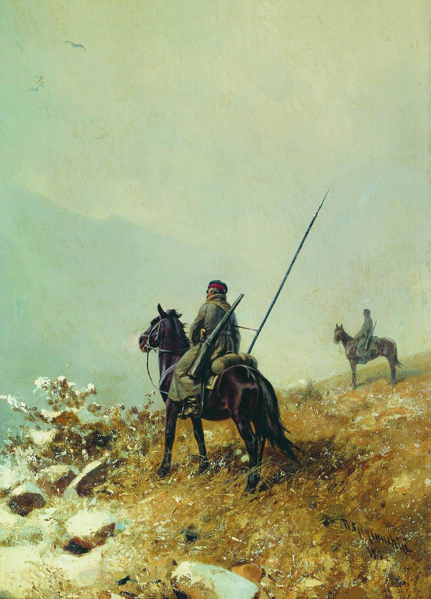 Грузинский. В дозоре. 1887