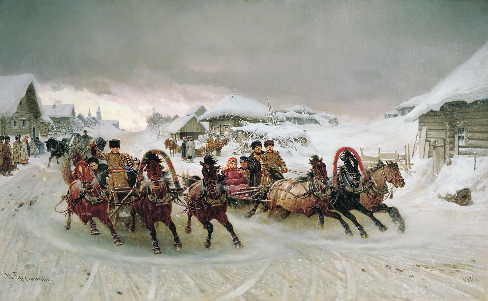 Грузинский. Масленица. 1889