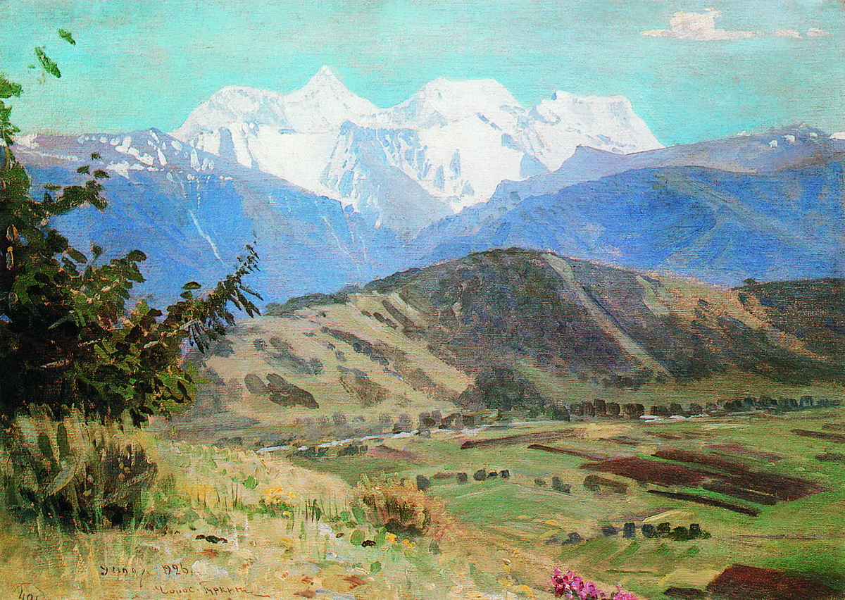Гуркин. Вид на Белуху. 1926