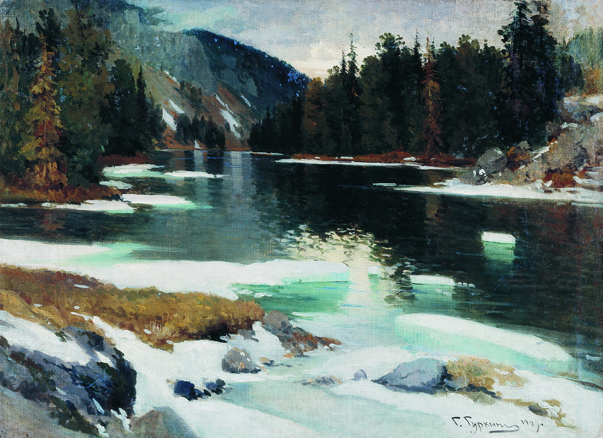 Гуркин. Озеро Каракол. 1909