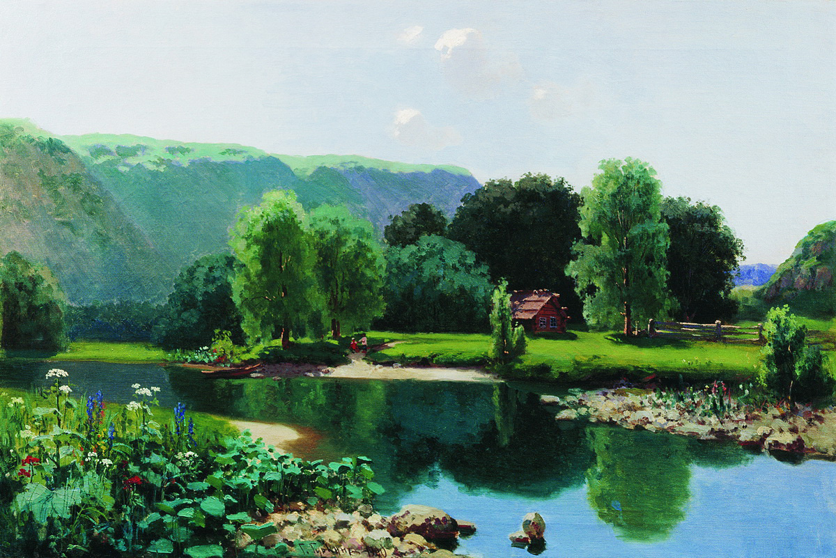Гуркин. Окрестности Улалы. 1900